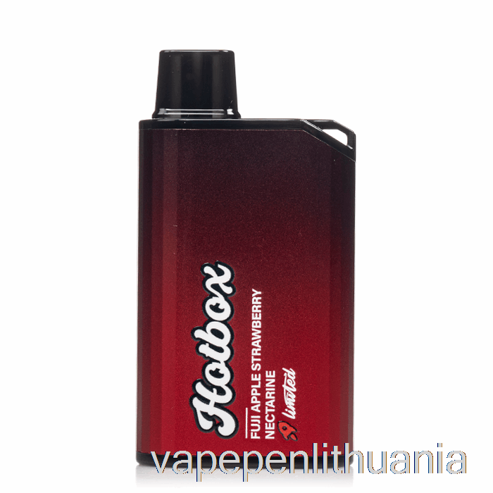 Puff Brands Hotbox 7500 Vienkartinis Fuji Obuolių Braškių Nektarino Vape Skystis